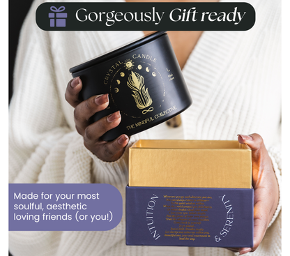 Intuition & Serenity Black Candle