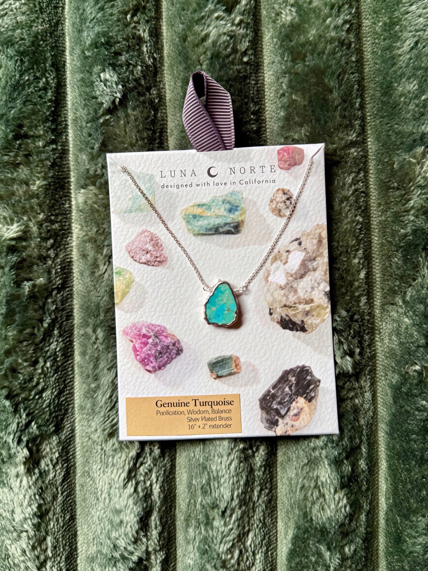 Earth, Wind and Fire Turquoise Necklace - Silver