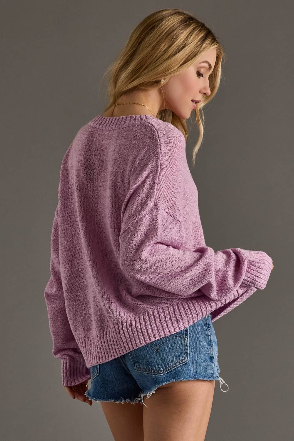 Lightweight Lilac Sweater