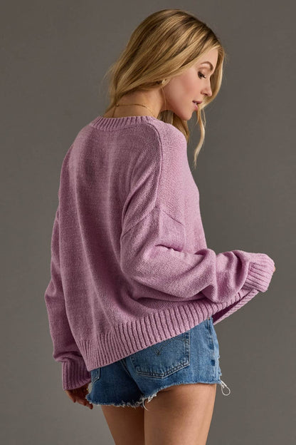 Lightweight Lilac Sweater