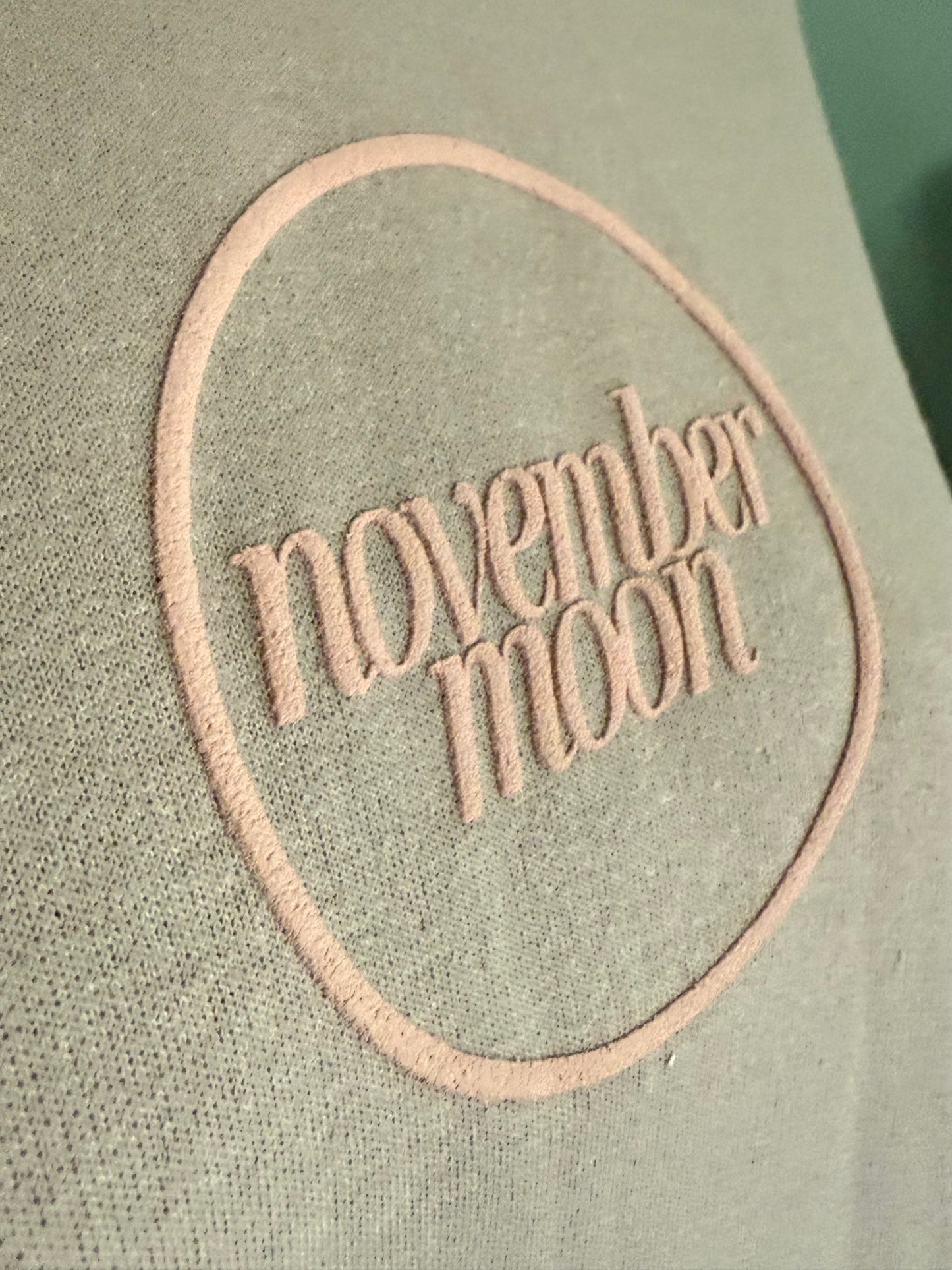 November Moon Puff Print Hoodie