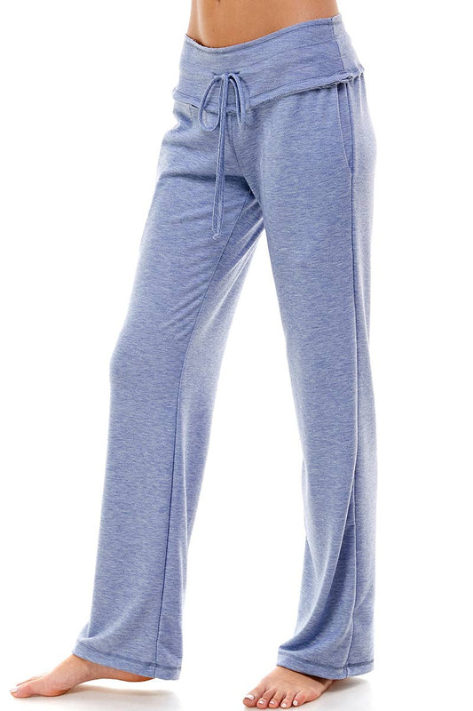 The Lazy Girl Pant - Blue Heather