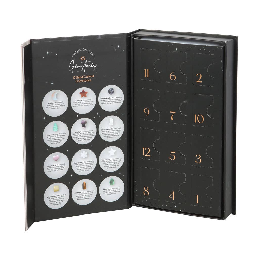 12 Days of Christmas-Shaped Crystals Advent Calendar