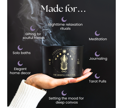 Intuition & Serenity Black Candle
