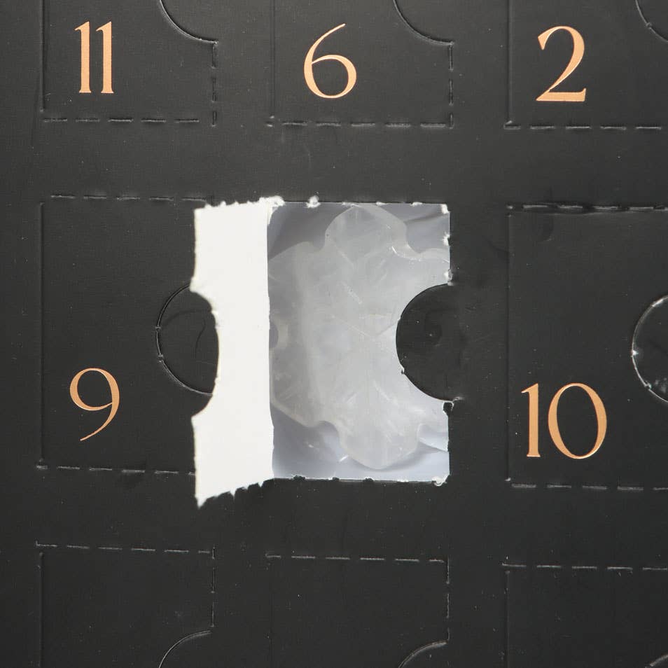 12 Days of Christmas-Shaped Crystals Advent Calendar