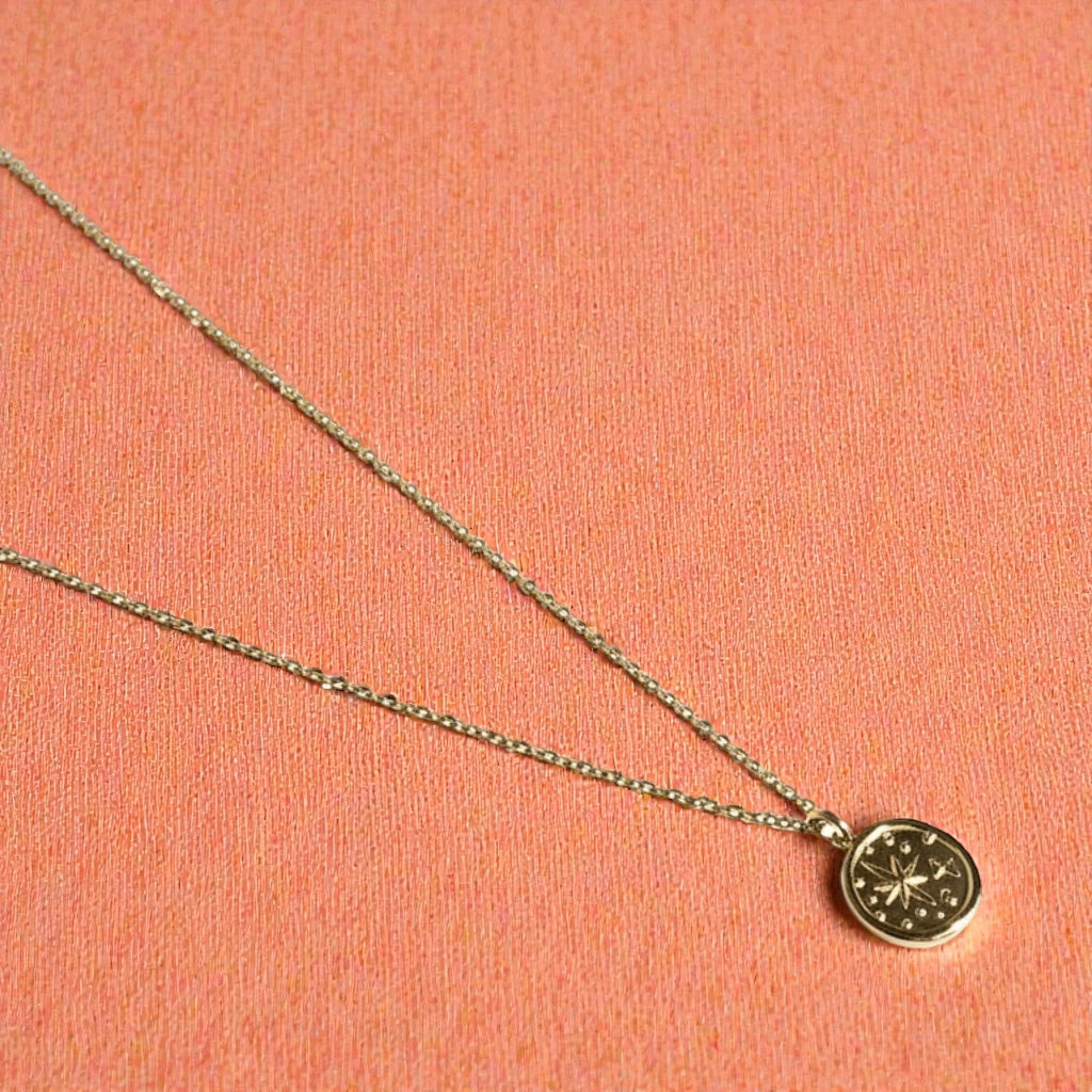 Wax Seal Stargazing Charm Necklace