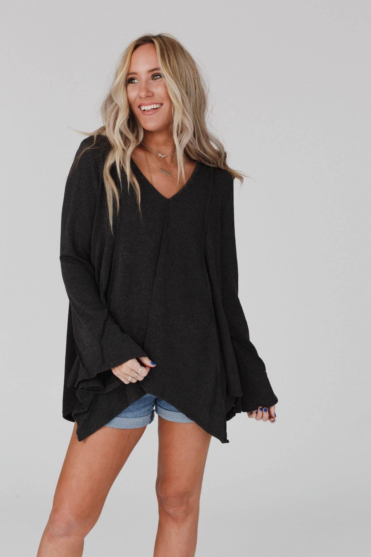 Golden Hour Bell Sleeve Top