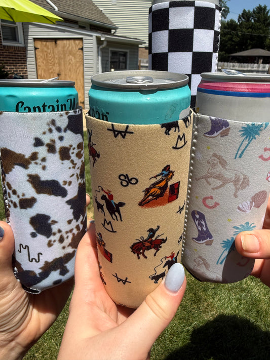 Vintage Cowboy Tall Coozie (2-Pack)