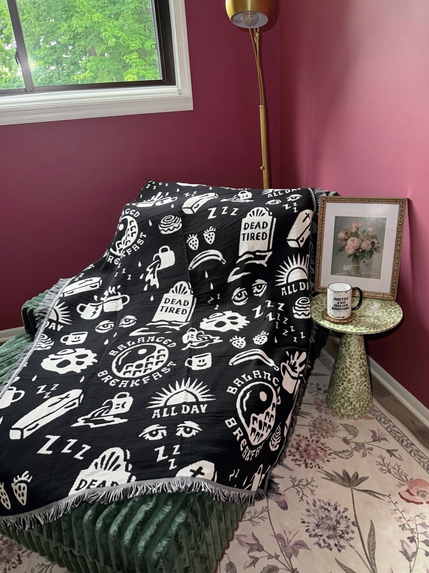 Dead Tired Knit Blanket