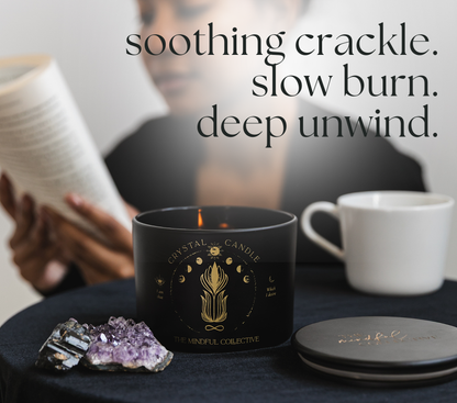 Intuition & Serenity Black Candle