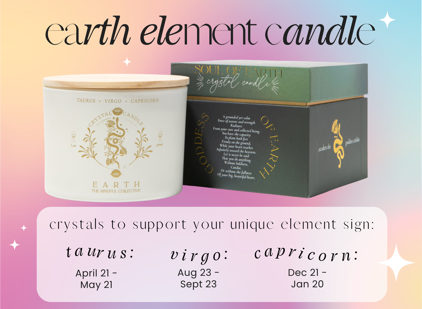 Earth Elements Candle