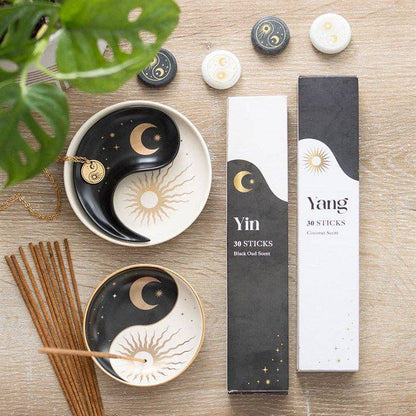 Yin Yang Ceramic Incense Stick Holder