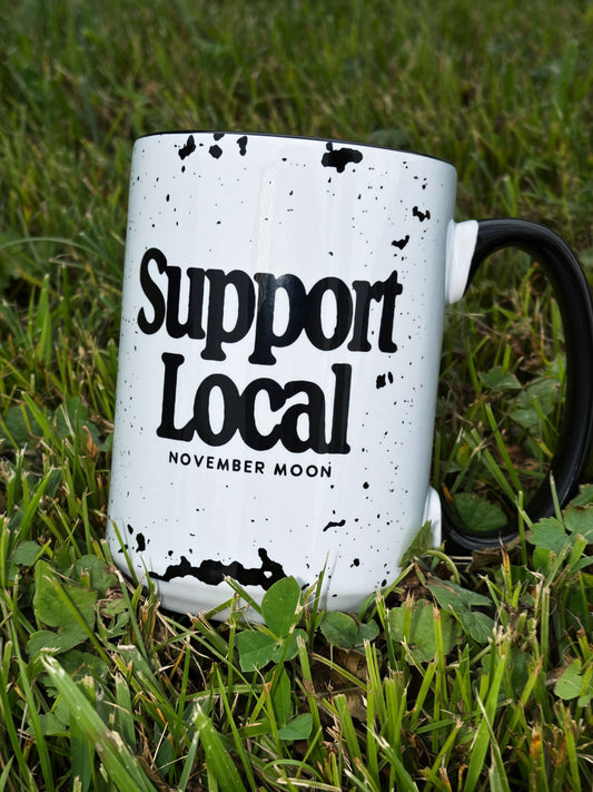 Support Local NM Distressed Mug