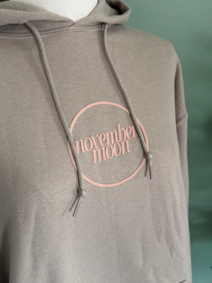 November Moon Puff Print Hoodie
