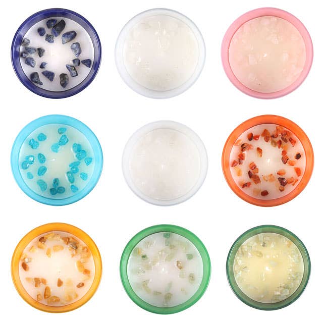 Zodiac Gemstone Crystal Candles - November Moon  