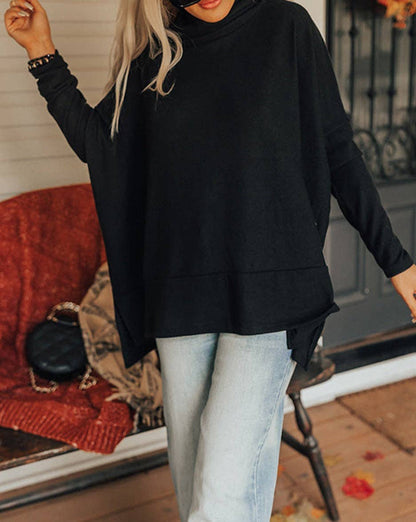 Cowl Neck Tunic Top