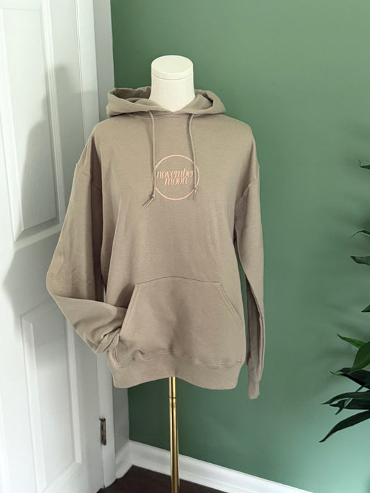 November Moon Puff Print Hoodie