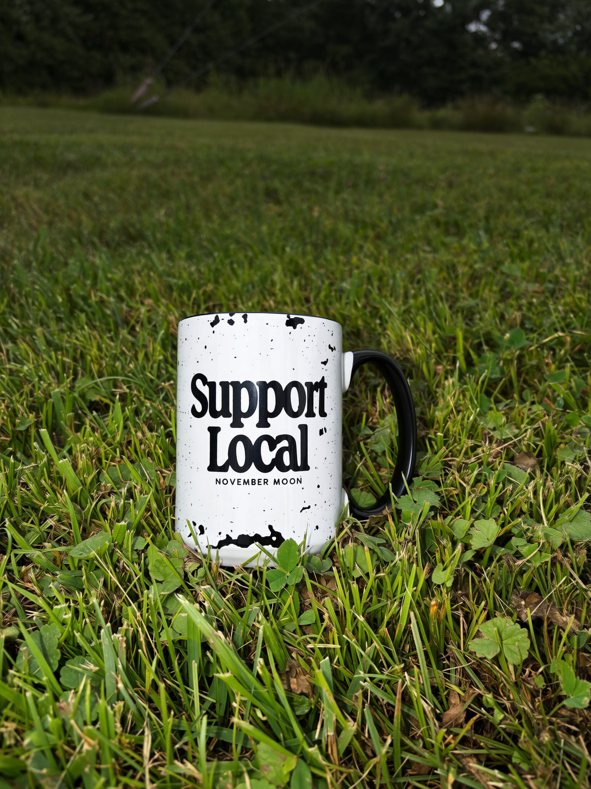 Support Local NM Distressed Mug