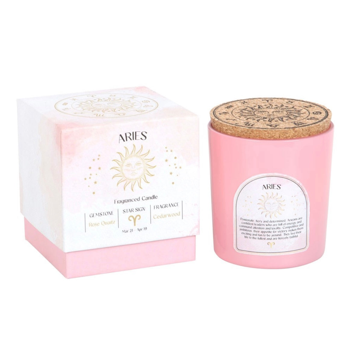 Zodiac Gemstone Crystal Candles - November Moon  