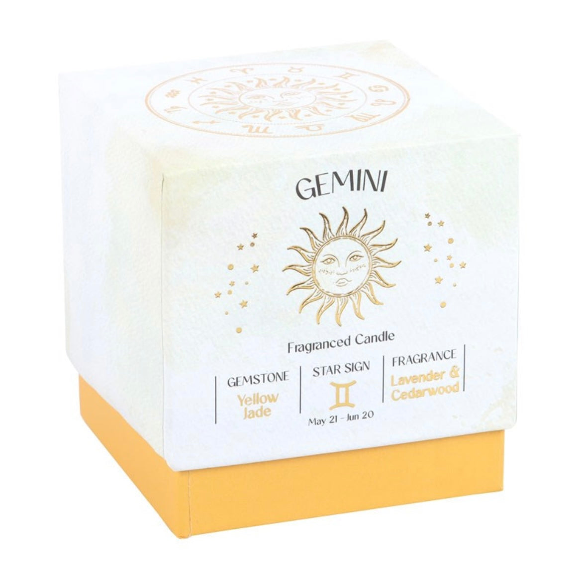 Zodiac Gemstone Crystal Candles