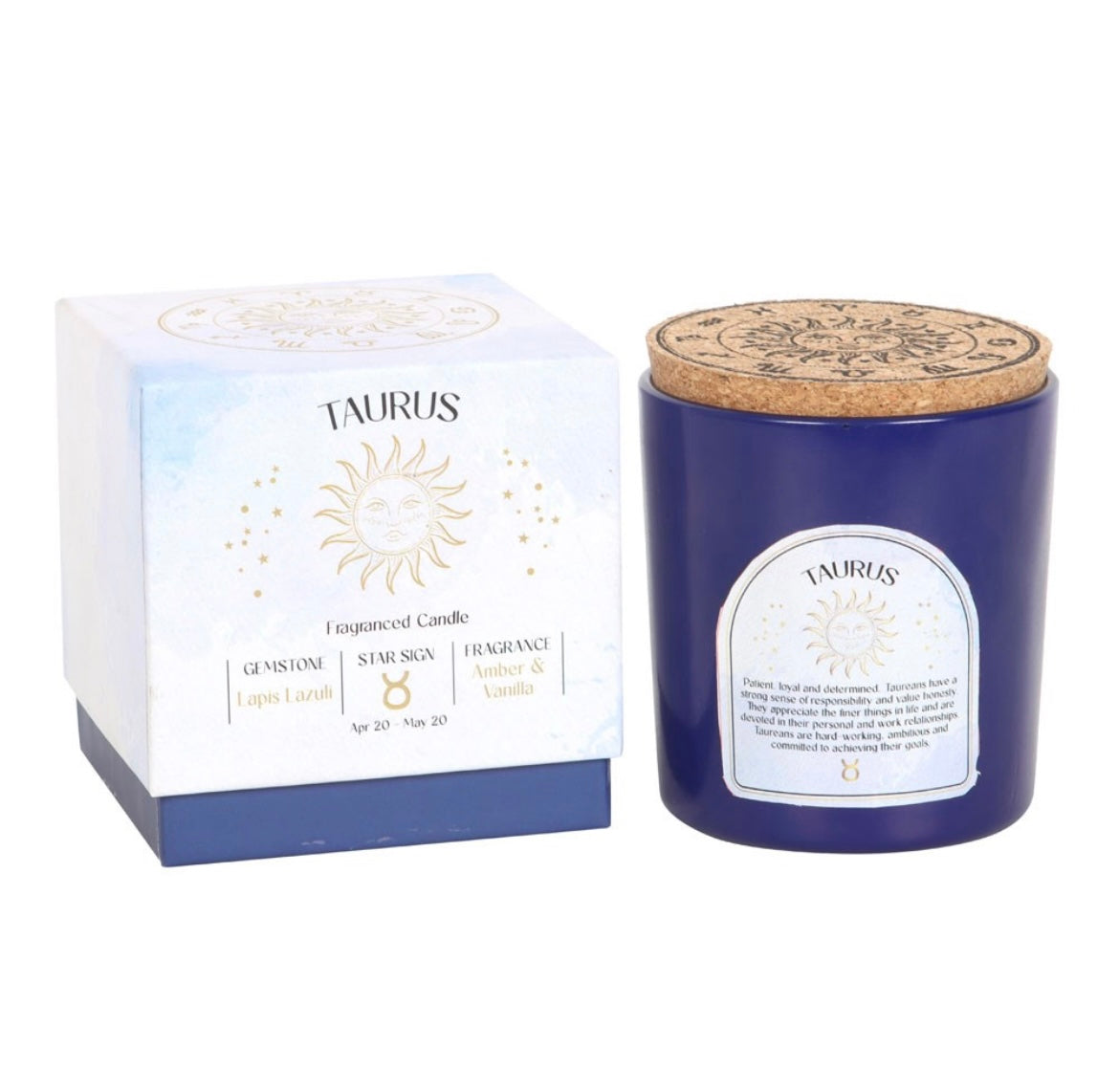 Zodiac Gemstone Crystal Candles - November Moon  