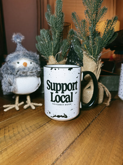 Support Local NM Distressed Mug