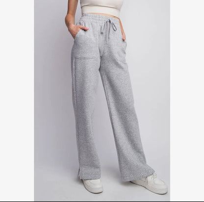 French Terry Sweatpants - Lt Gray