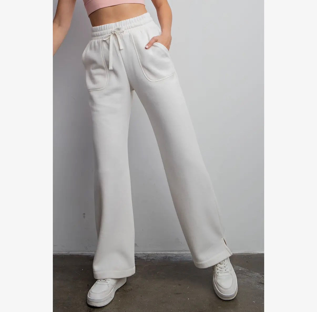 French Terry Sweatpants - Ivory