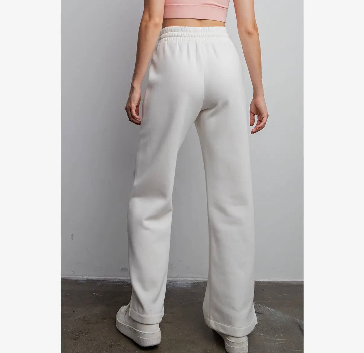 French Terry Sweatpants - Ivory