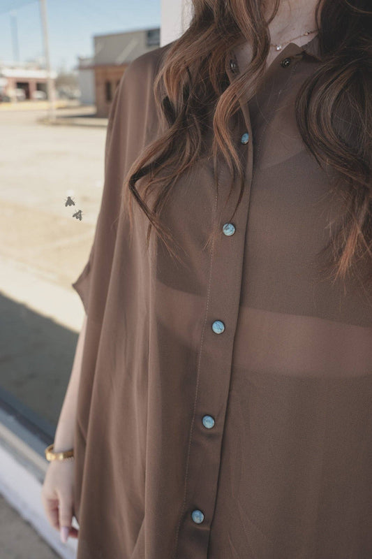 Go With The Flow Oversized Blouse