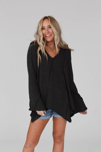 Golden Hour Bell Sleeve Top