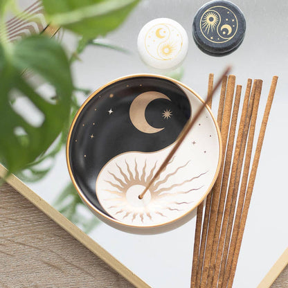 Yin Yang Ceramic Incense Stick Holder