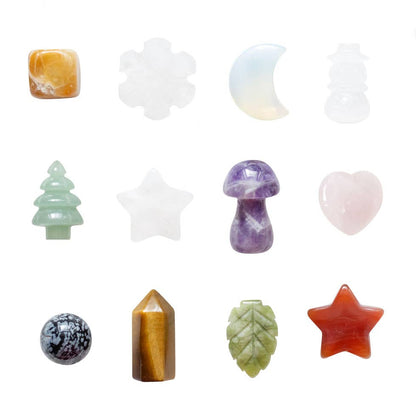 12 Days of Christmas-Shaped Crystals Advent Calendar