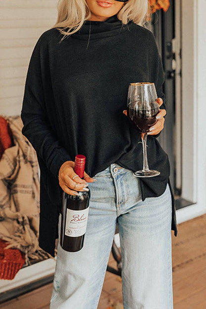 Cowl Neck Tunic Top