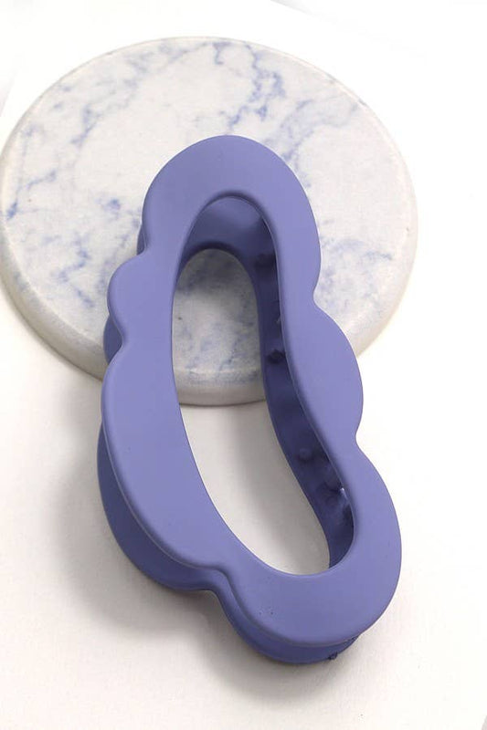 Large Matte Cloud Hair Claw Clip