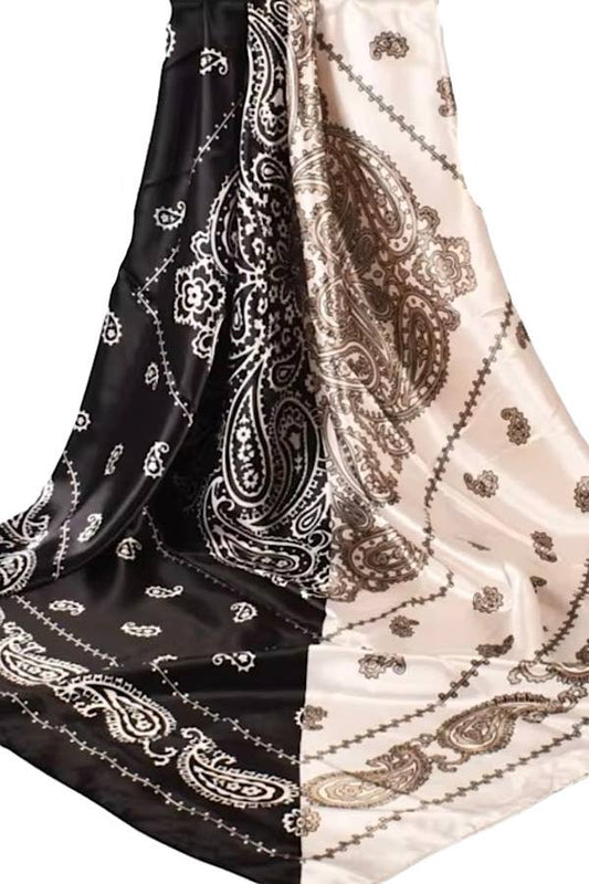 Black and Tan Head Scarf