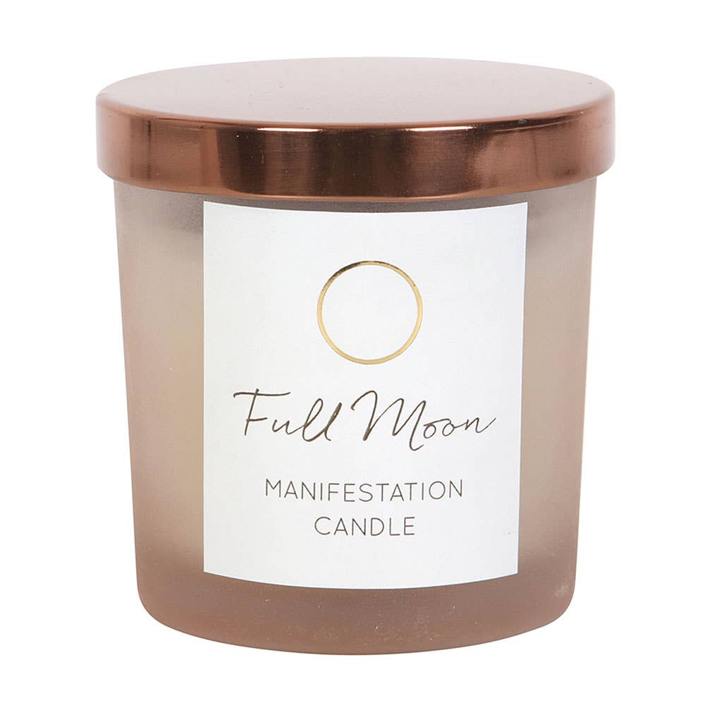 Full Moon - Eucalyptus Manifestation Candle with Tiger's Eye - November Moon  