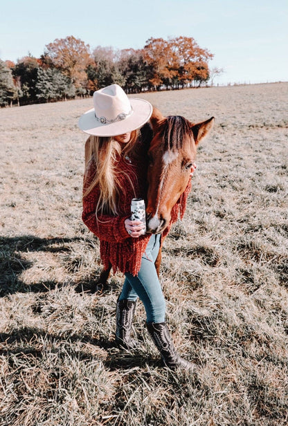 Cowhide Print Tall Coozie (2-Pack)
