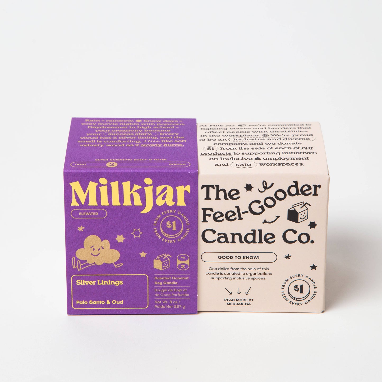 Silver Linings - Palo Santo & Oud Candle - November Moon  