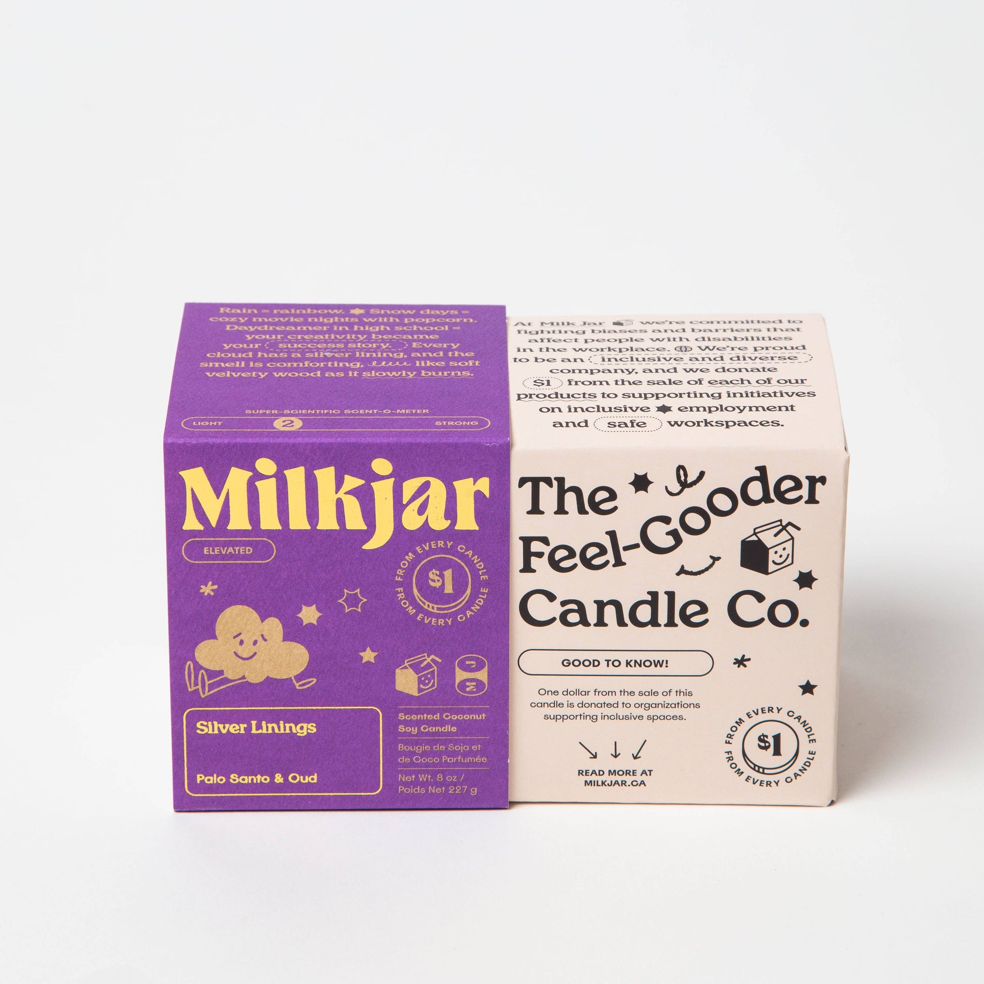 Silver Linings - Palo Santo & Oud Candle - November Moon  