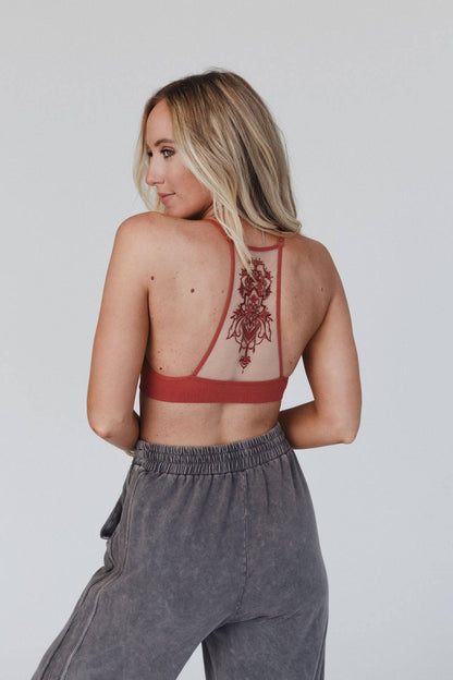 Tattoo Bralette - November Moon  