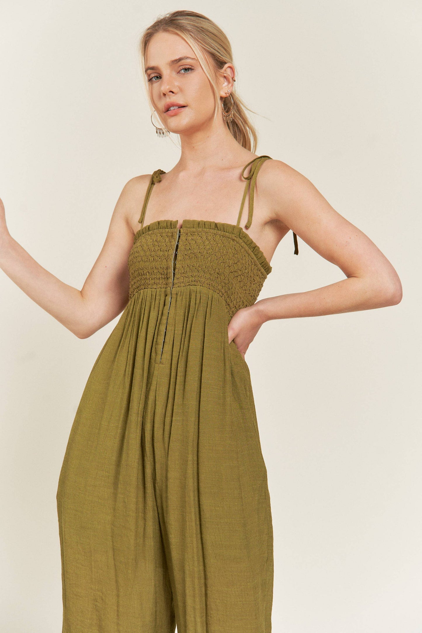 The Vivian Jumpsuit - Kiwi