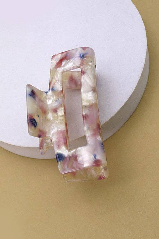 Marble Large Hair Claw Clip