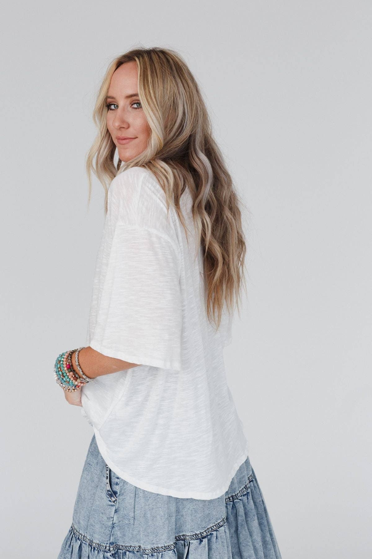 Your Favorite Slub Tee Shirt - November Moon  