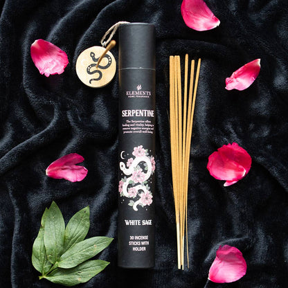 Serpentine White Sage Incense Stick Set