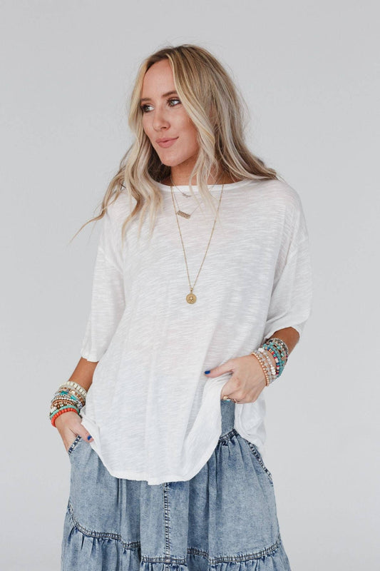 Your Favorite Slub Tee Shirt - November Moon  